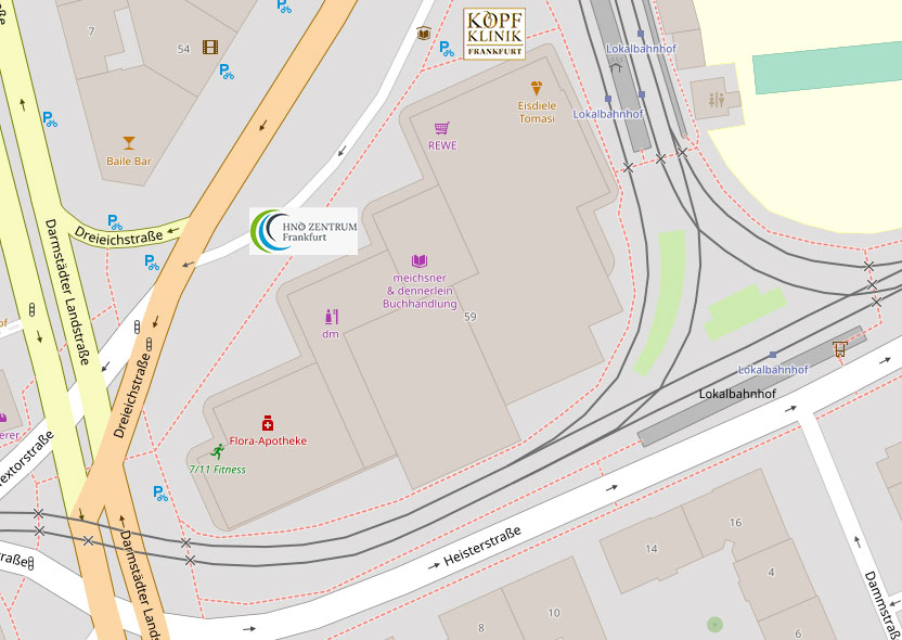 Standort HNO Zentrum Frankfurt